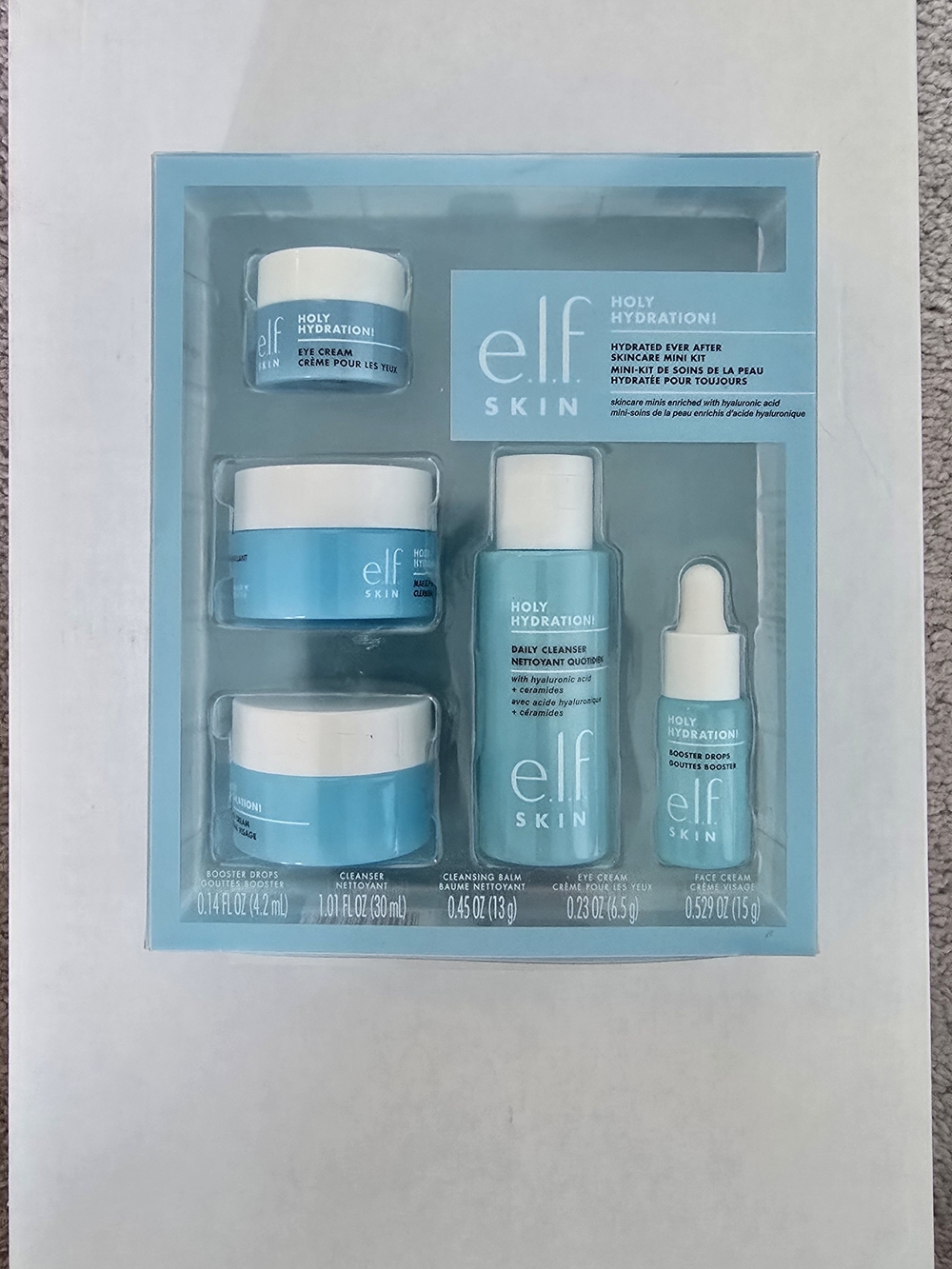ELF Skin Holy Hydration Skincare mini kit